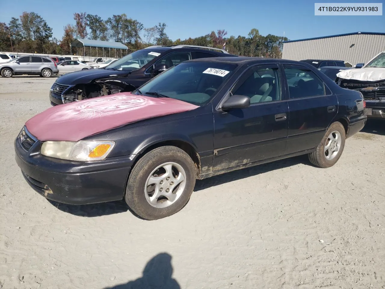 2000 Toyota Camry Ce VIN: 4T1BG22K9YU931983 Lot: 76716014