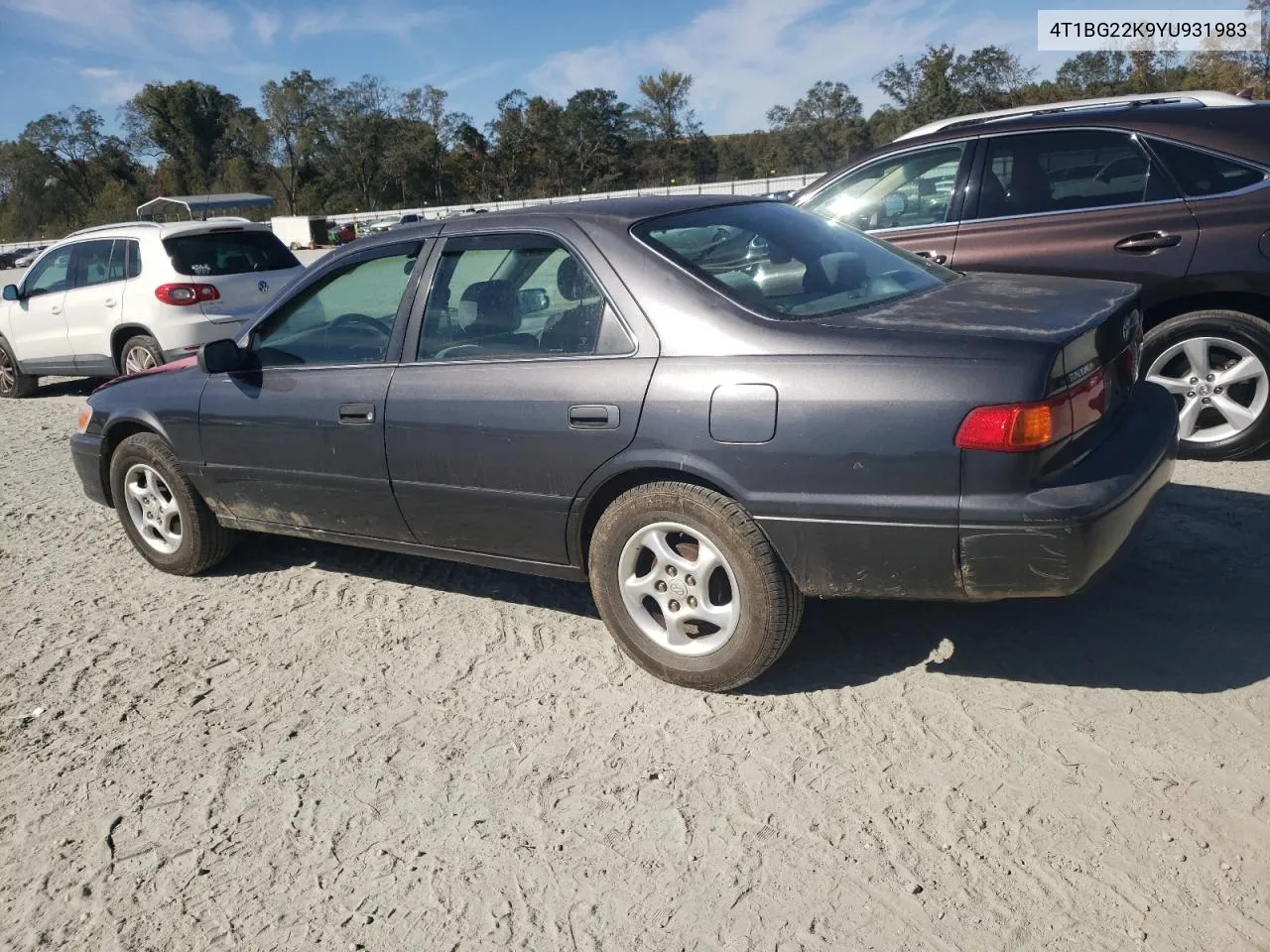 2000 Toyota Camry Ce VIN: 4T1BG22K9YU931983 Lot: 76716014