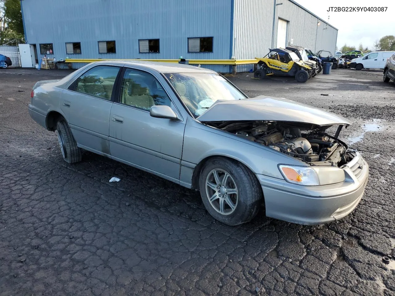 2000 Toyota Camry Ce VIN: JT2BG22K9Y0403087 Lot: 76744814