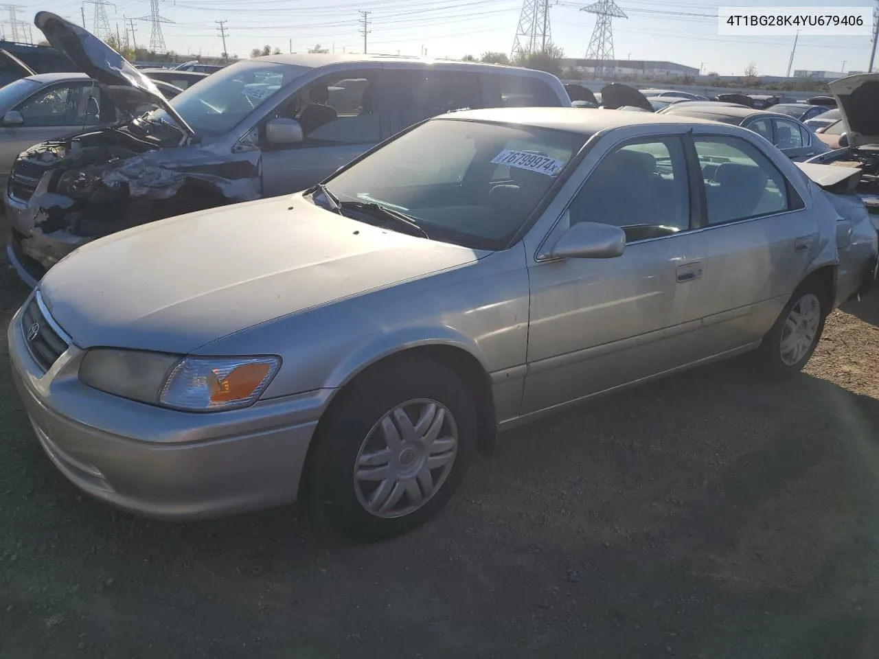 2000 Toyota Camry Ce VIN: 4T1BG28K4YU679406 Lot: 76799974