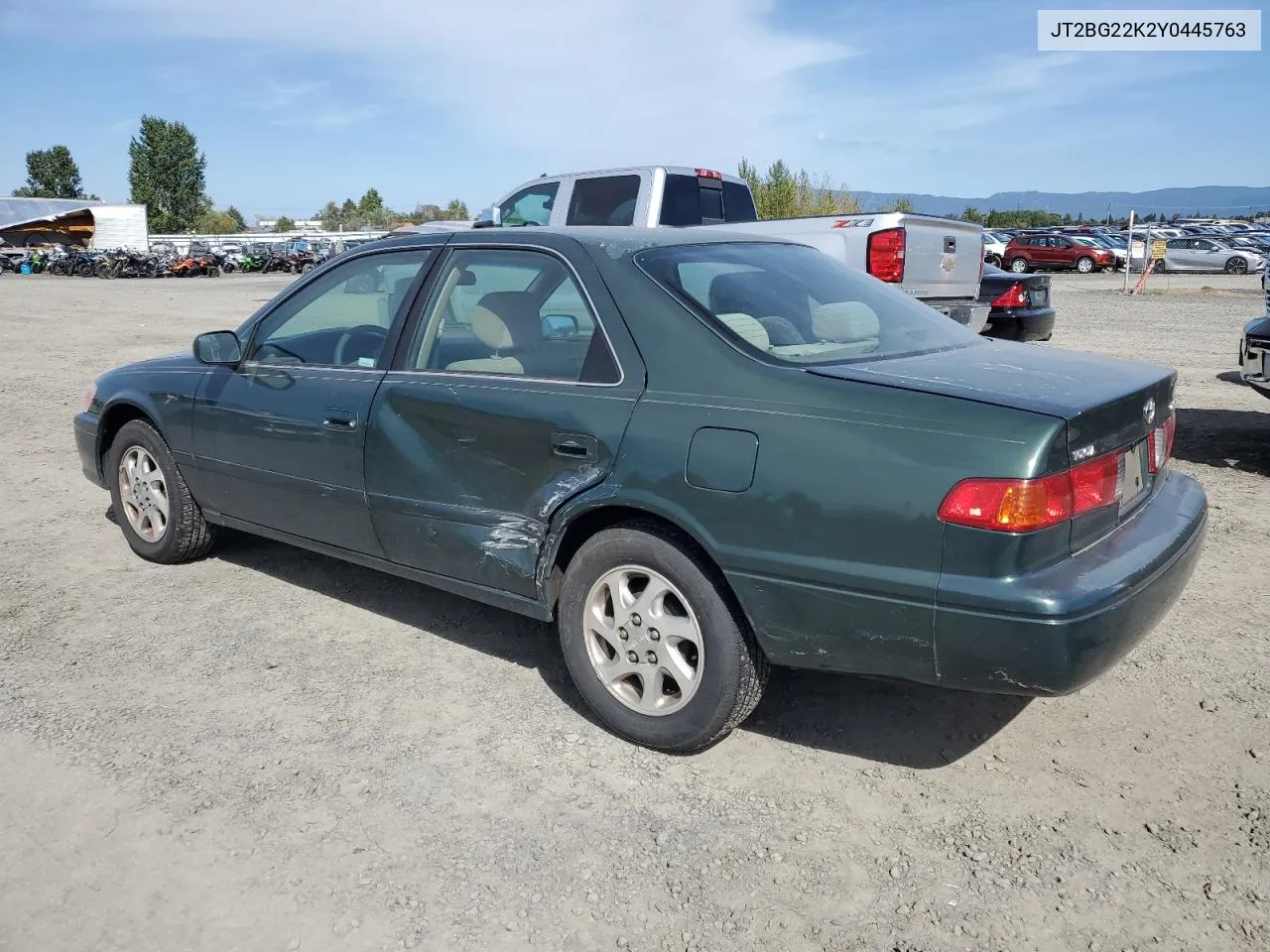 2000 Toyota Camry Ce VIN: JT2BG22K2Y0445763 Lot: 76921454