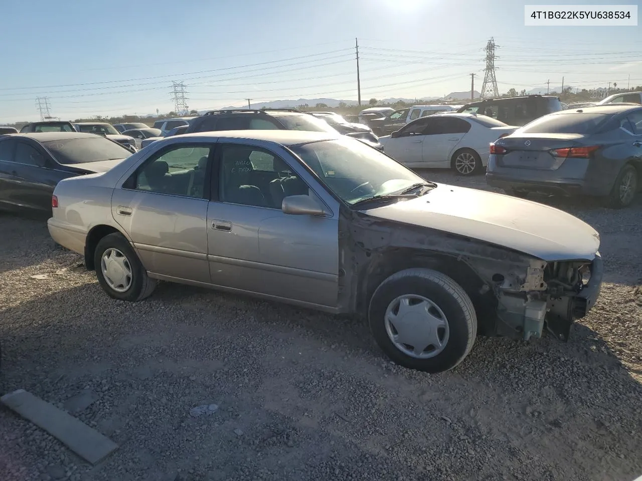 2000 Toyota Camry Ce VIN: 4T1BG22K5YU638534 Lot: 76933444