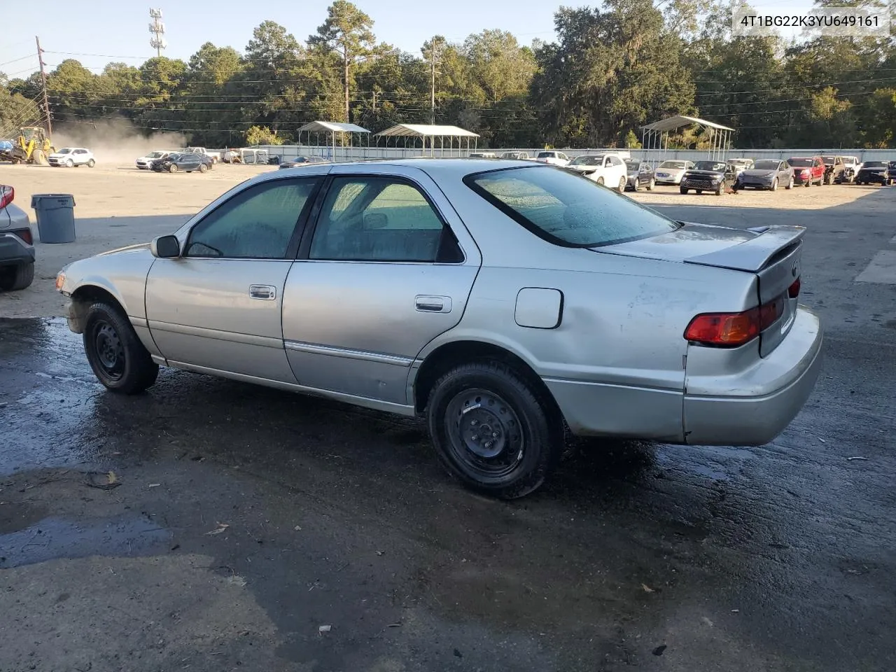 2000 Toyota Camry Ce VIN: 4T1BG22K3YU649161 Lot: 77114594