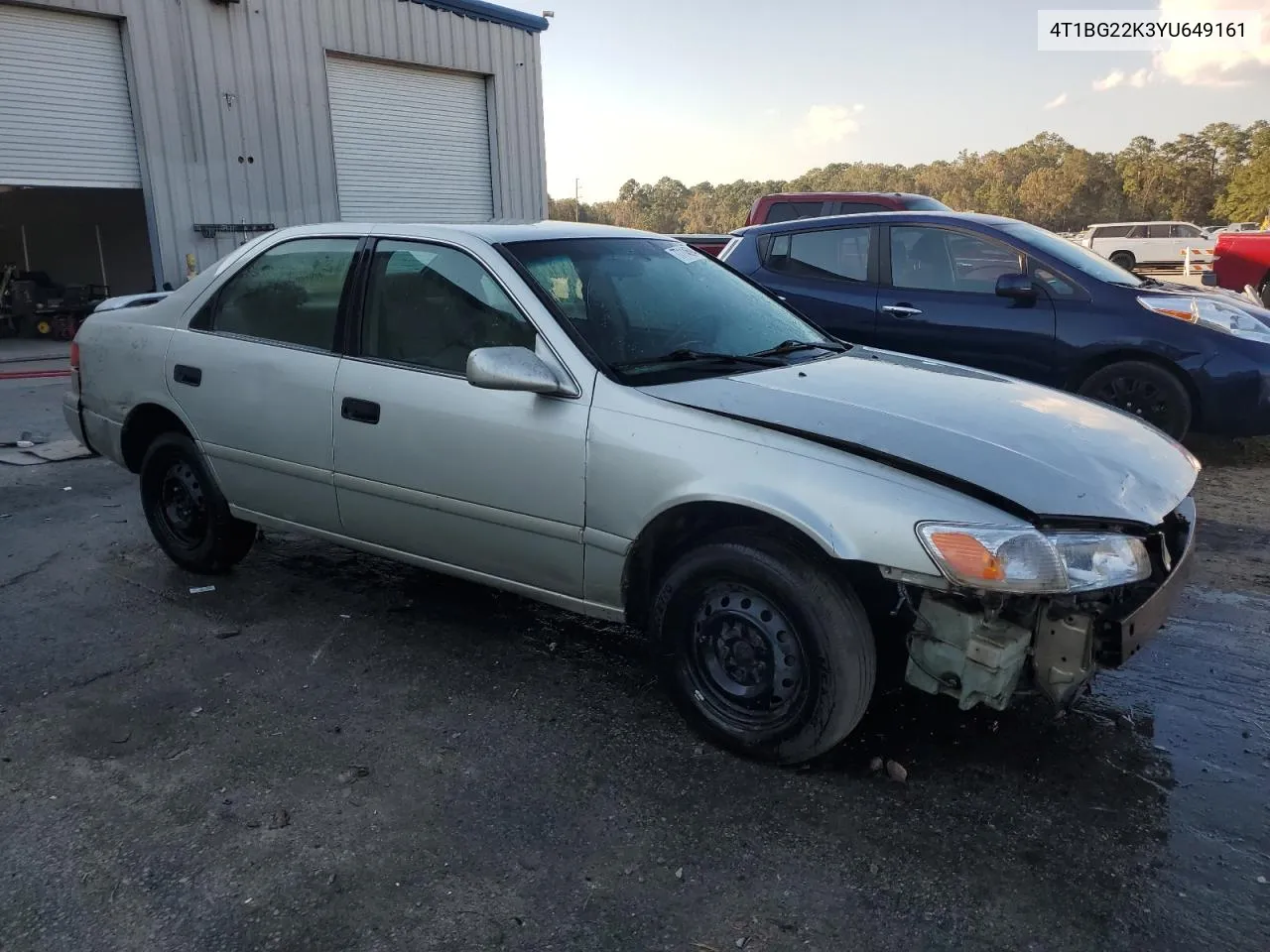 2000 Toyota Camry Ce VIN: 4T1BG22K3YU649161 Lot: 77114594