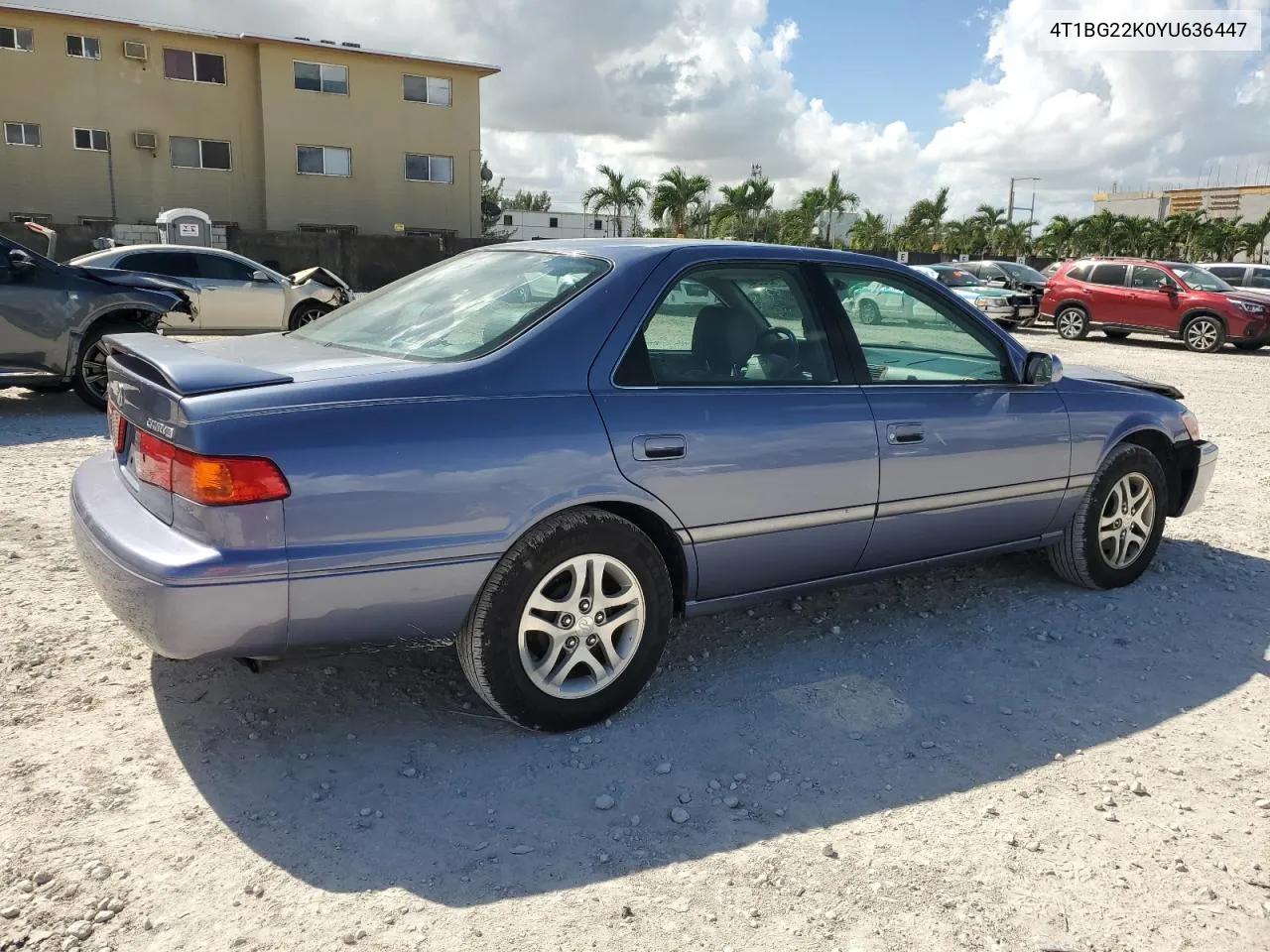 2000 Toyota Camry Ce VIN: 4T1BG22K0YU636447 Lot: 77159084