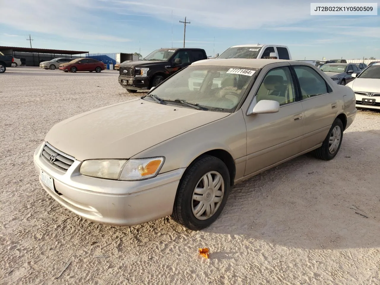 2000 Toyota Camry Ce VIN: JT2BG22K1Y0500509 Lot: 77771464