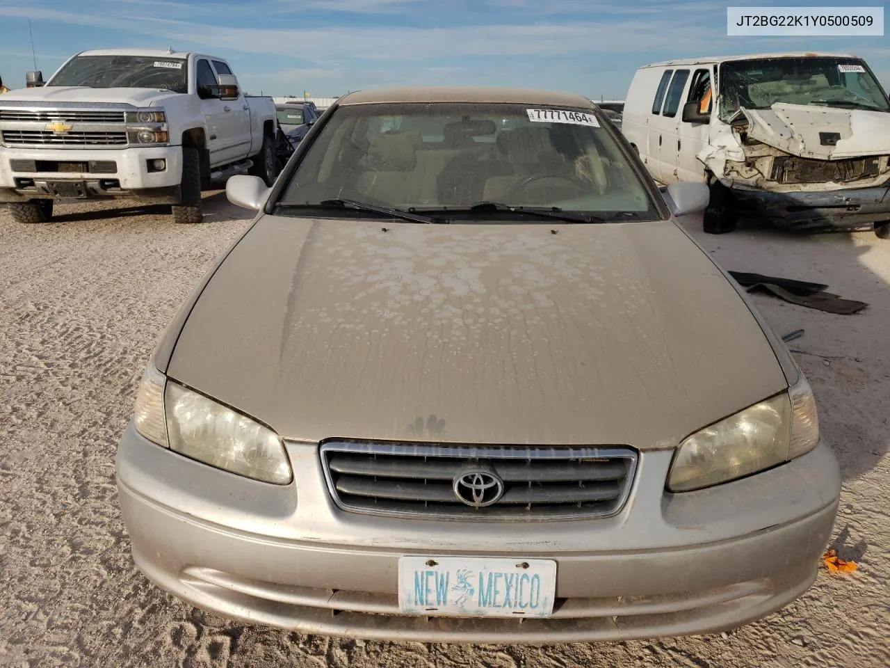 2000 Toyota Camry Ce VIN: JT2BG22K1Y0500509 Lot: 77771464