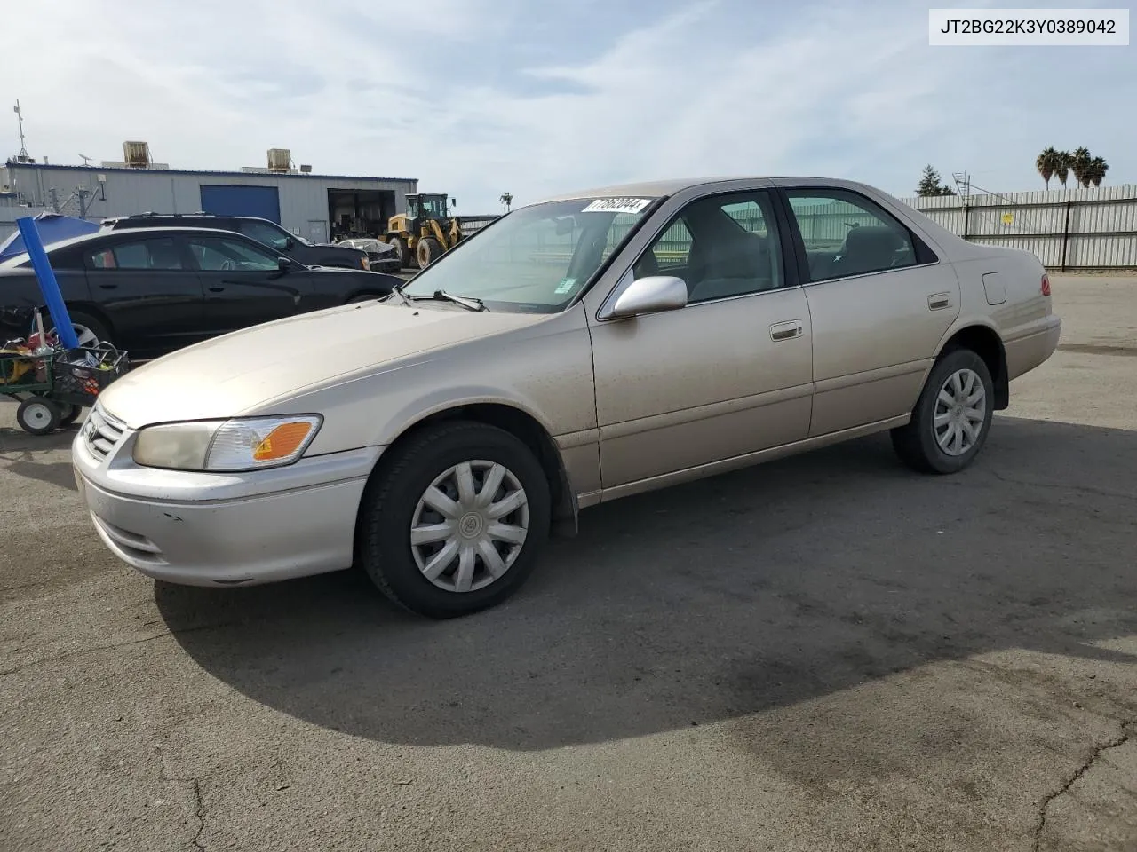 2000 Toyota Camry Ce VIN: JT2BG22K3Y0389042 Lot: 77862044