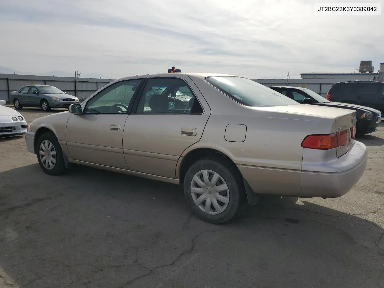 2000 Toyota Camry Ce VIN: JT2BG22K3Y0389042 Lot: 77862044