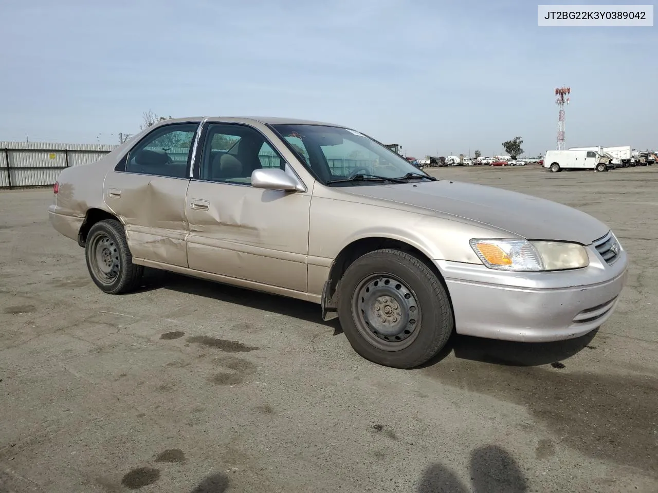 2000 Toyota Camry Ce VIN: JT2BG22K3Y0389042 Lot: 77862044