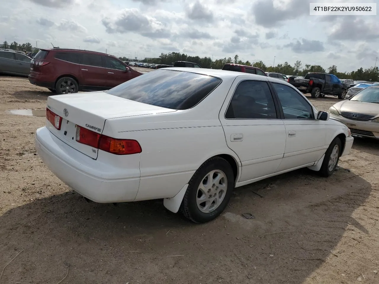 2000 Toyota Camry Le VIN: 4T1BF22K2YU950622 Lot: 77961644