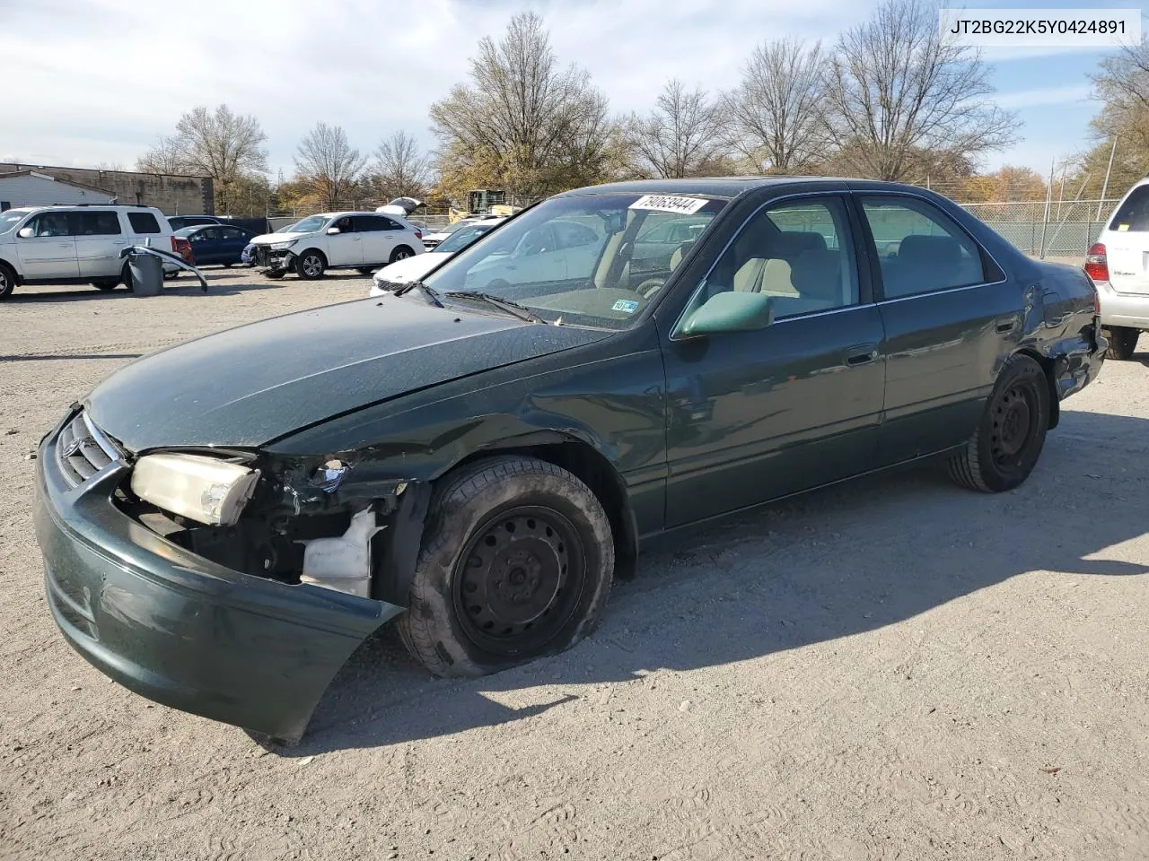 2000 Toyota Camry Ce VIN: JT2BG22K5Y0424891 Lot: 79063944