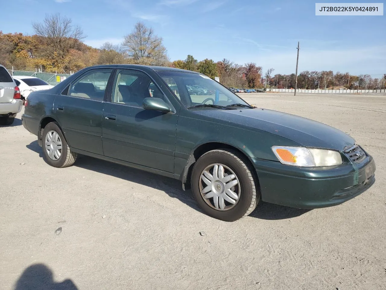 2000 Toyota Camry Ce VIN: JT2BG22K5Y0424891 Lot: 79063944