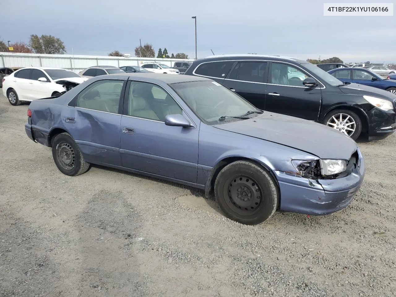 2000 Toyota Camry Le VIN: 4T1BF22K1YU106166 Lot: 79236814