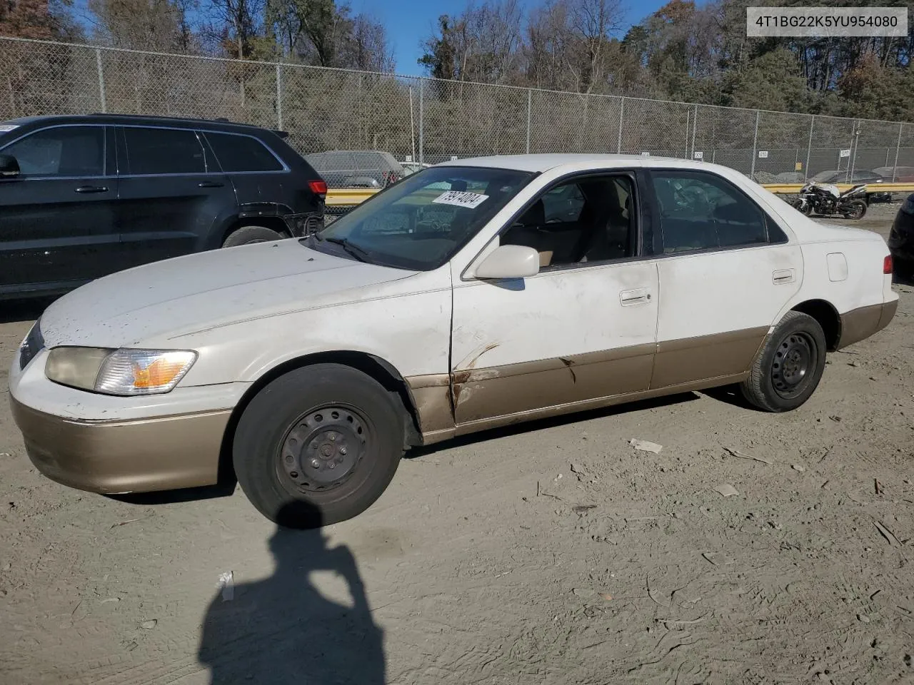 2000 Toyota Camry Ce VIN: 4T1BG22K5YU954080 Lot: 79974004