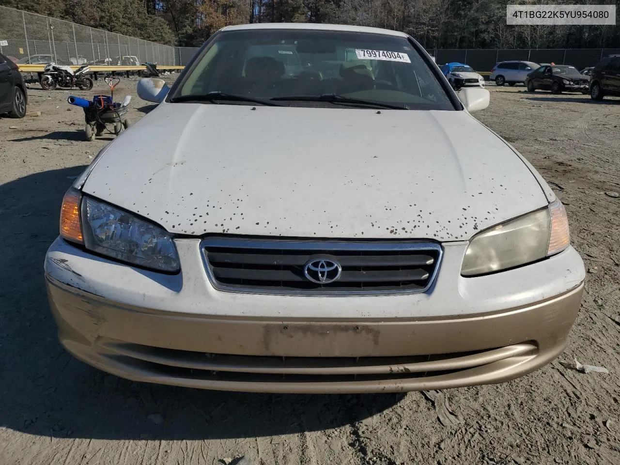 2000 Toyota Camry Ce VIN: 4T1BG22K5YU954080 Lot: 79974004