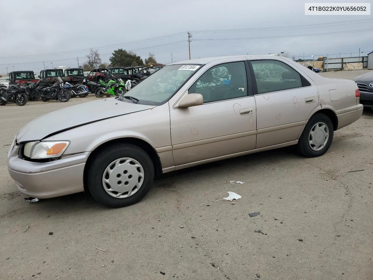 2000 Toyota Camry Ce VIN: 4T1BG22K0YU656052 Lot: 80127504