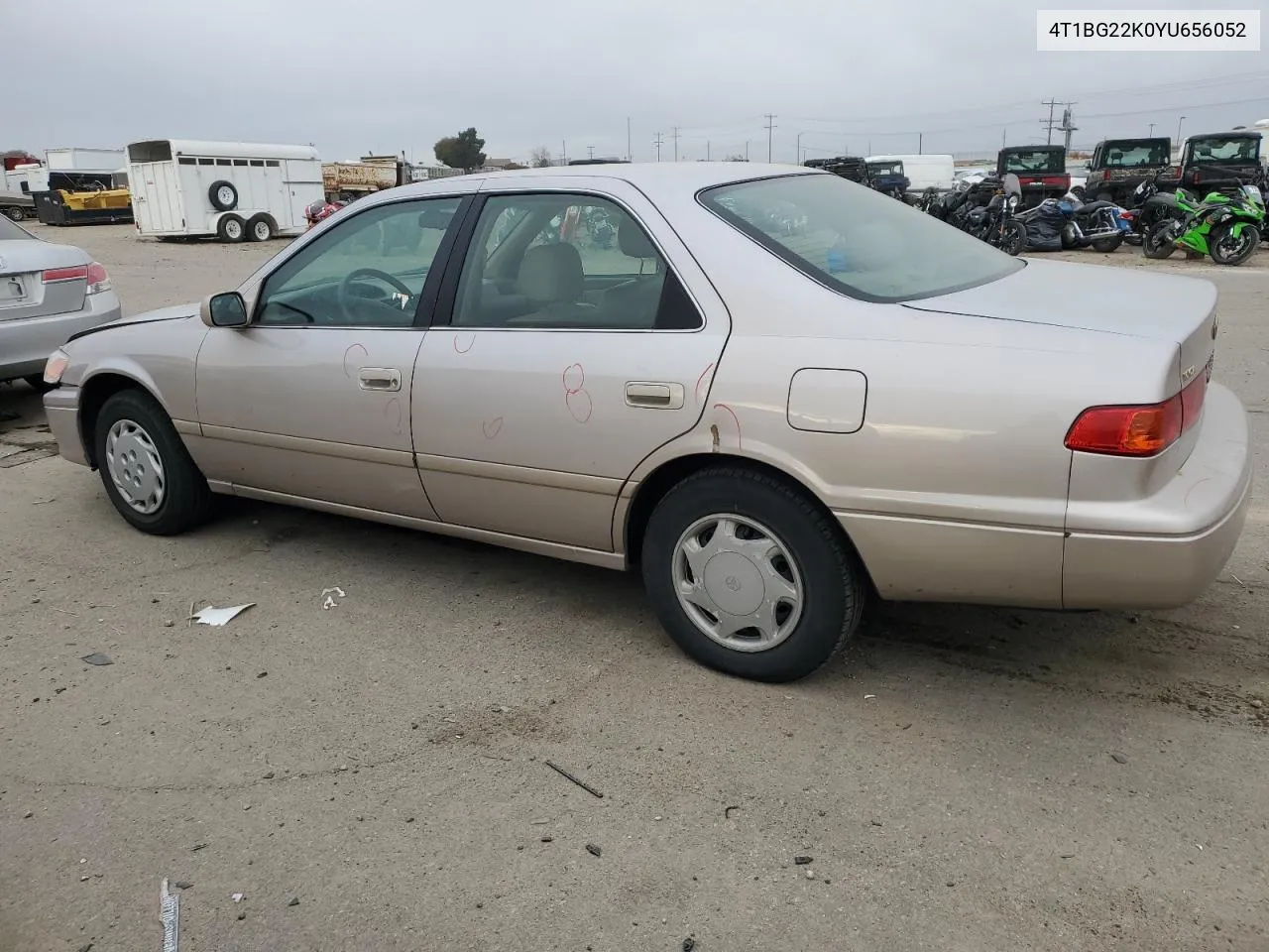 2000 Toyota Camry Ce VIN: 4T1BG22K0YU656052 Lot: 80127504