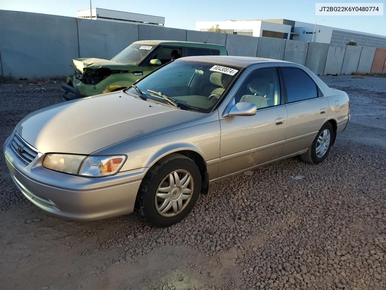 2000 Toyota Camry Ce VIN: JT2BG22K6Y0480774 Lot: 80430874