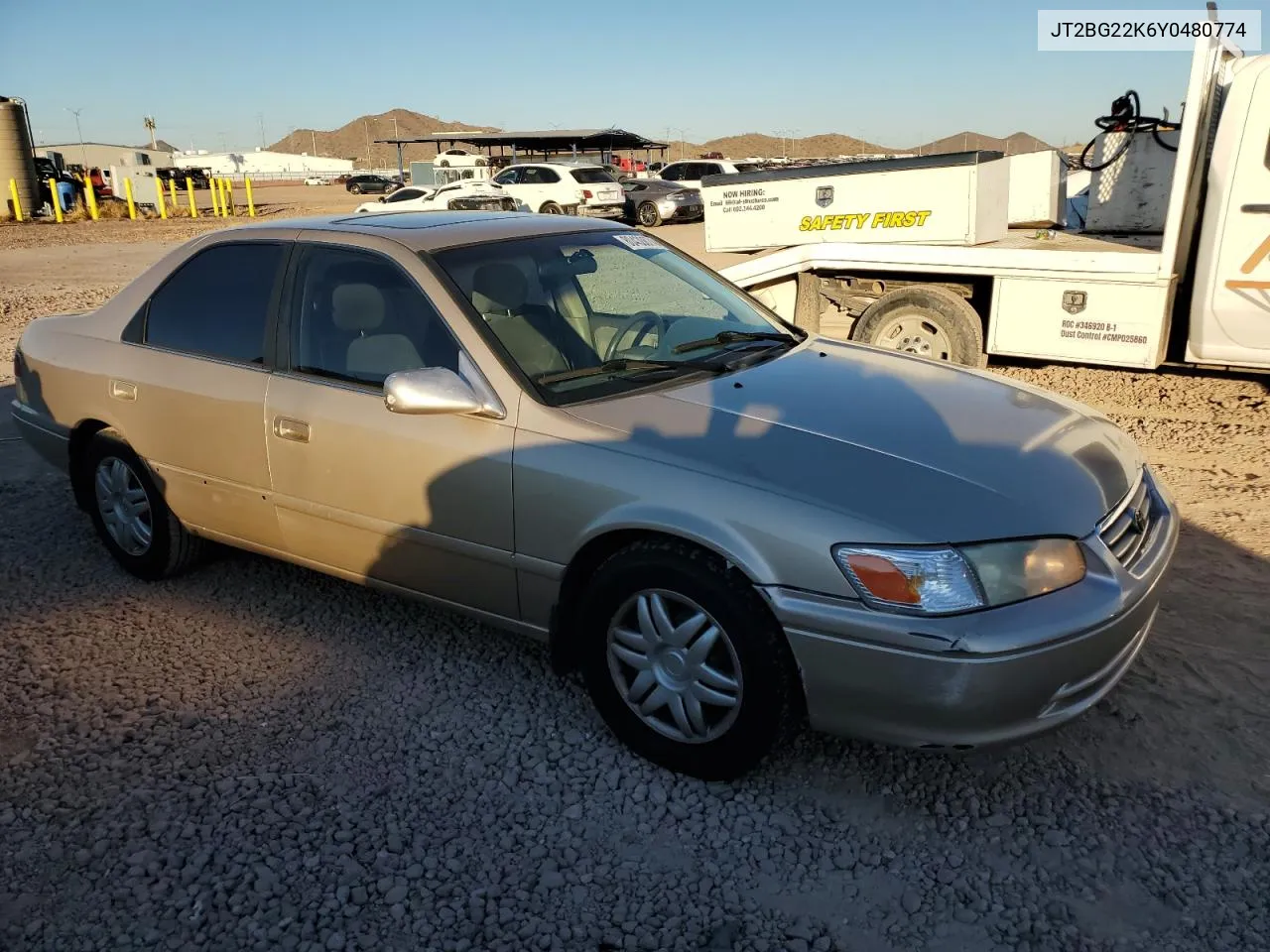 2000 Toyota Camry Ce VIN: JT2BG22K6Y0480774 Lot: 80430874