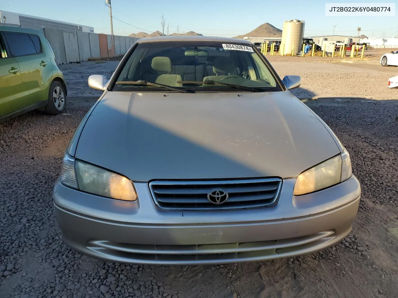 2000 Toyota Camry Ce VIN: JT2BG22K6Y0480774 Lot: 80430874