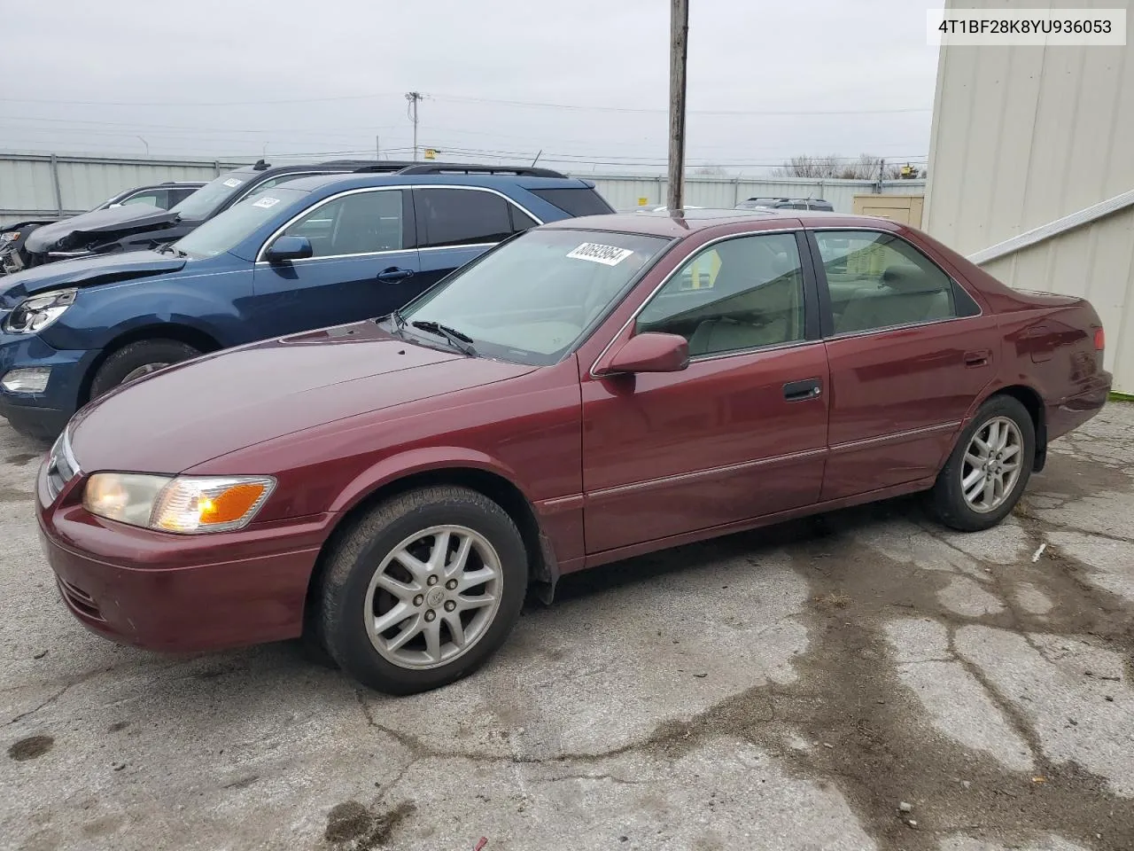 2000 Toyota Camry Le VIN: 4T1BF28K8YU936053 Lot: 80693964