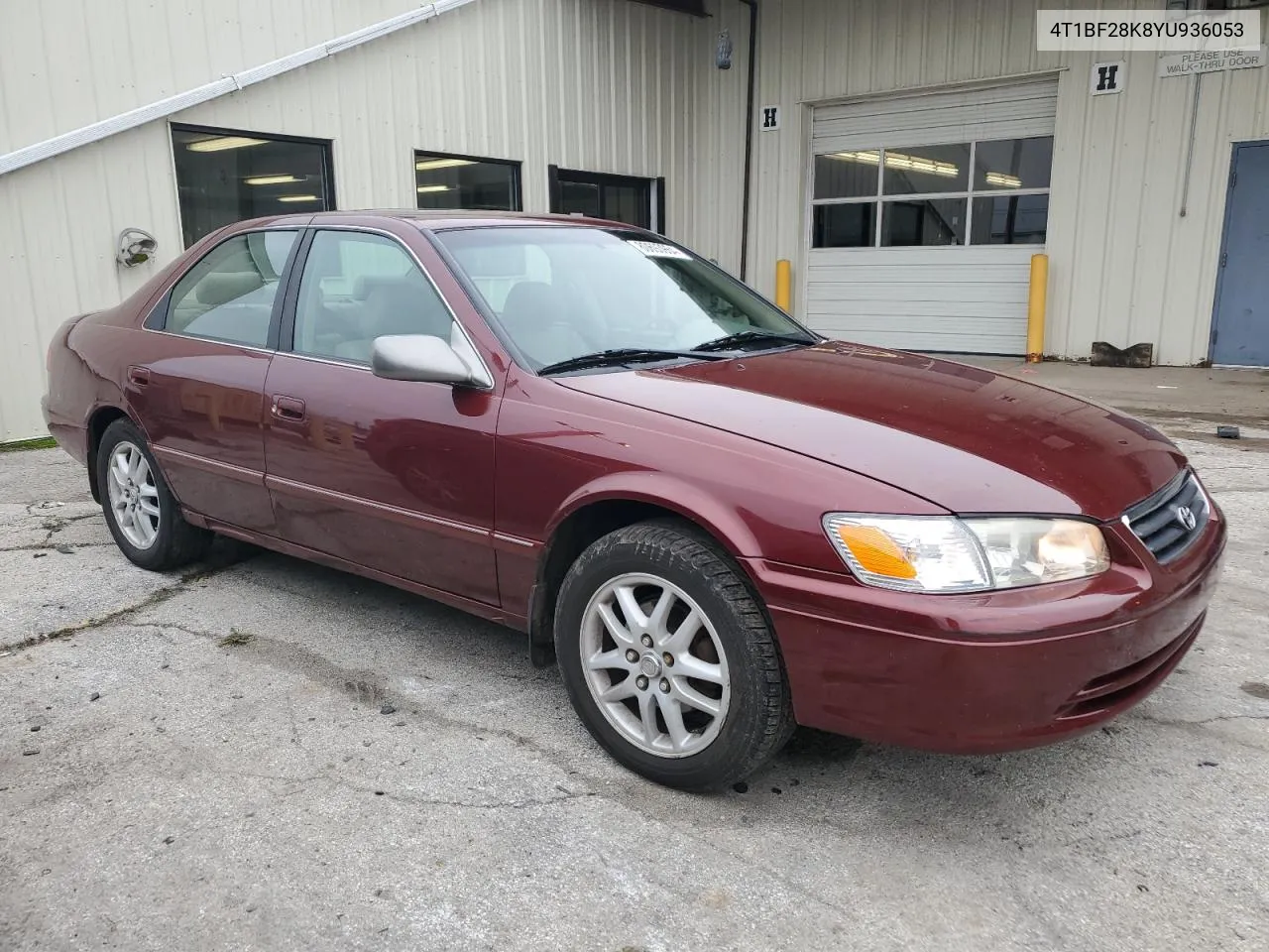 2000 Toyota Camry Le VIN: 4T1BF28K8YU936053 Lot: 80693964