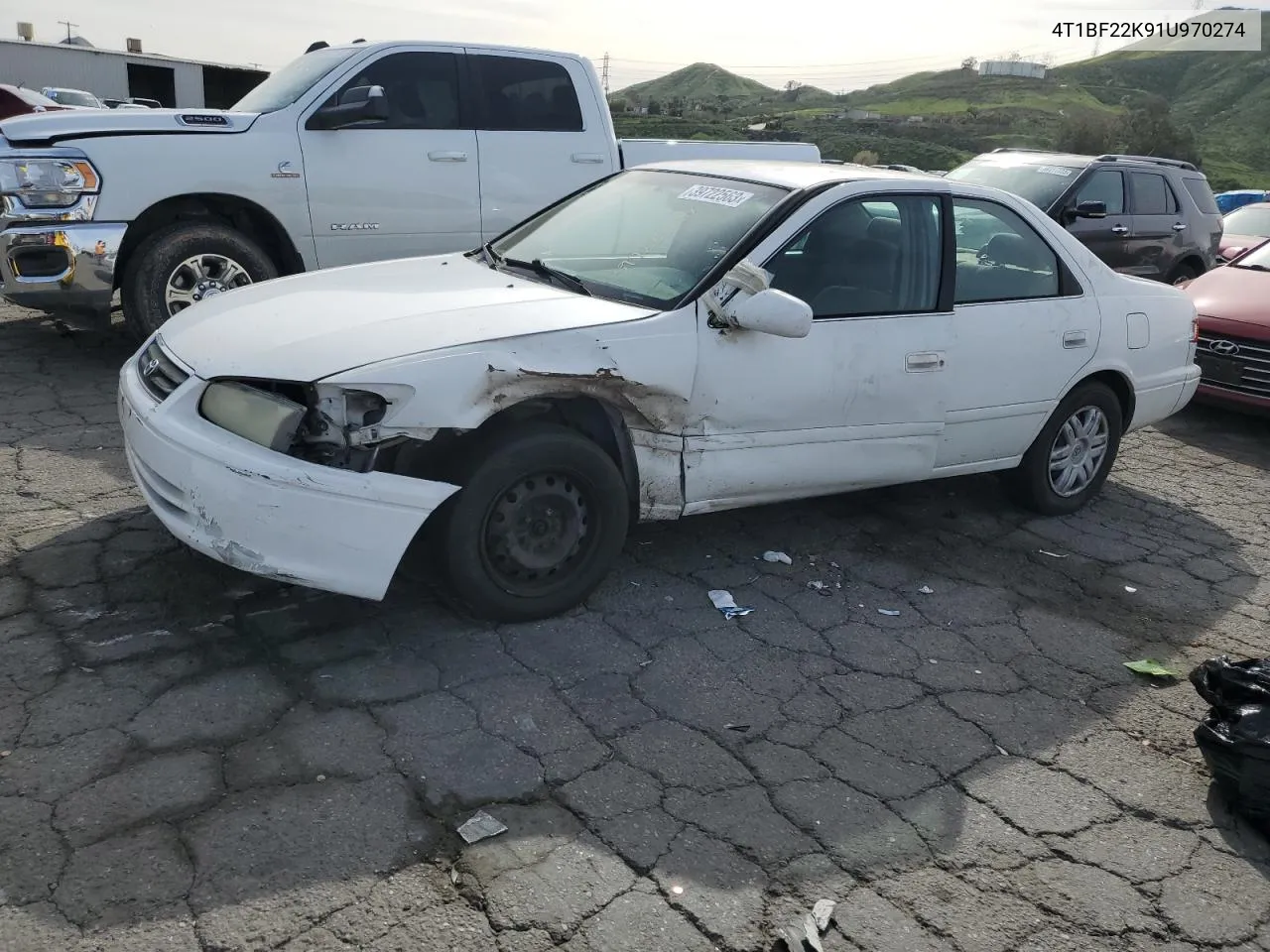 2001 Toyota Camry Le VIN: 4T1BF22K91U970274 Lot: 39722563