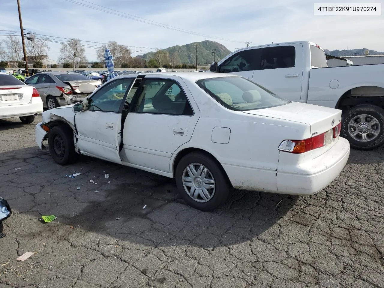 2001 Toyota Camry Le VIN: 4T1BF22K91U970274 Lot: 39722563