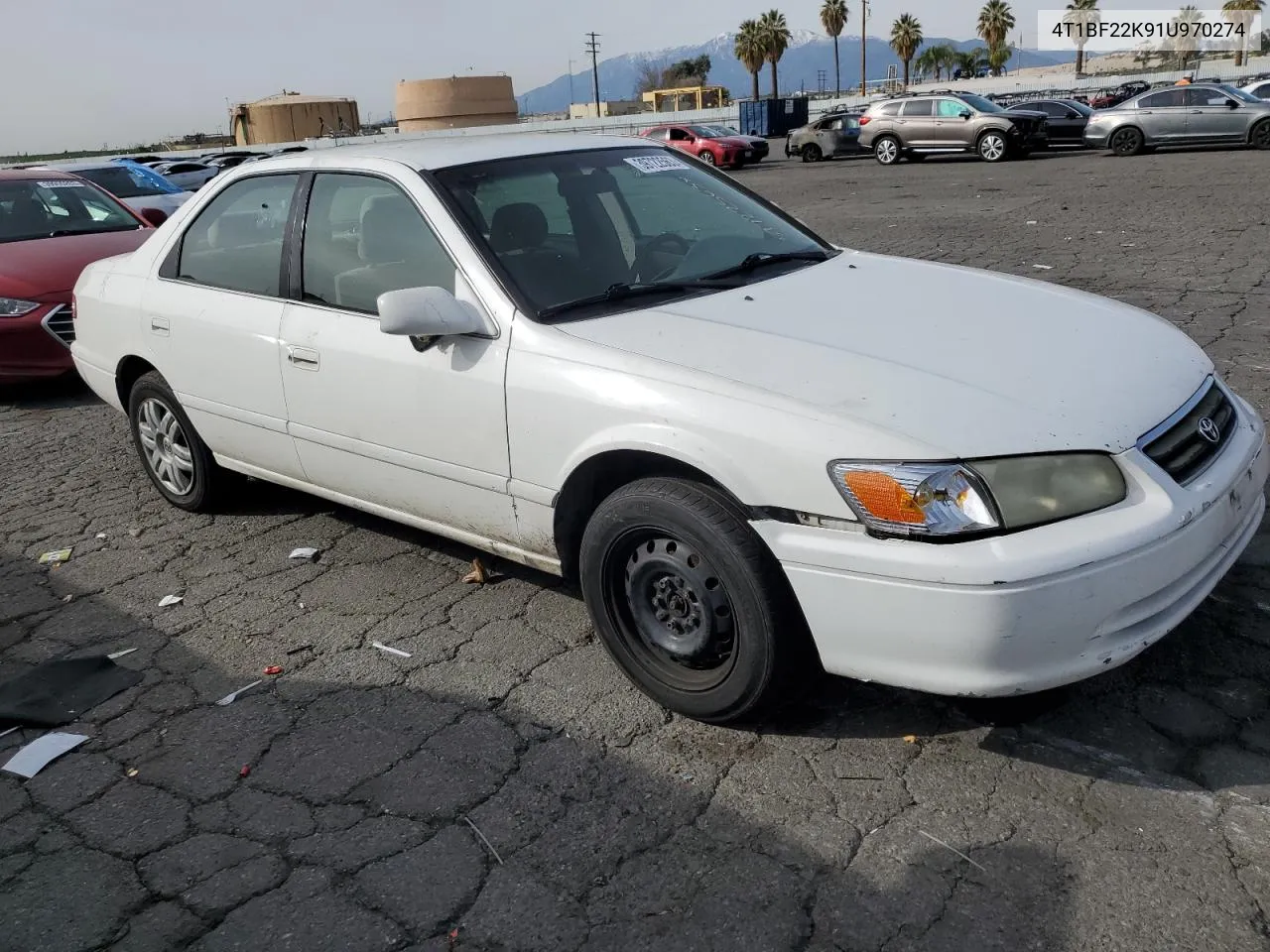 4T1BF22K91U970274 2001 Toyota Camry Le