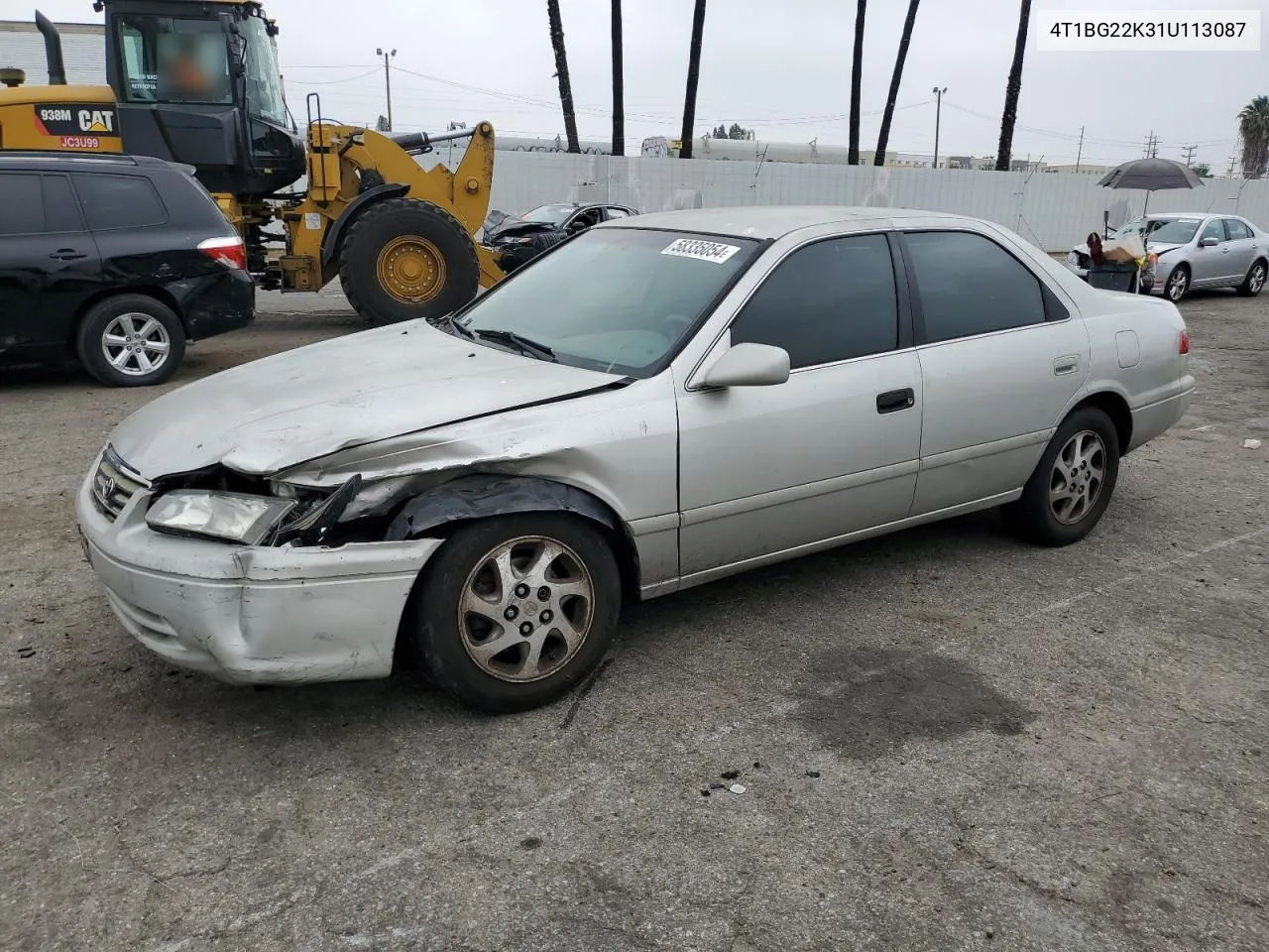 2001 Toyota Camry Ce VIN: 4T1BG22K31U113087 Lot: 58335054