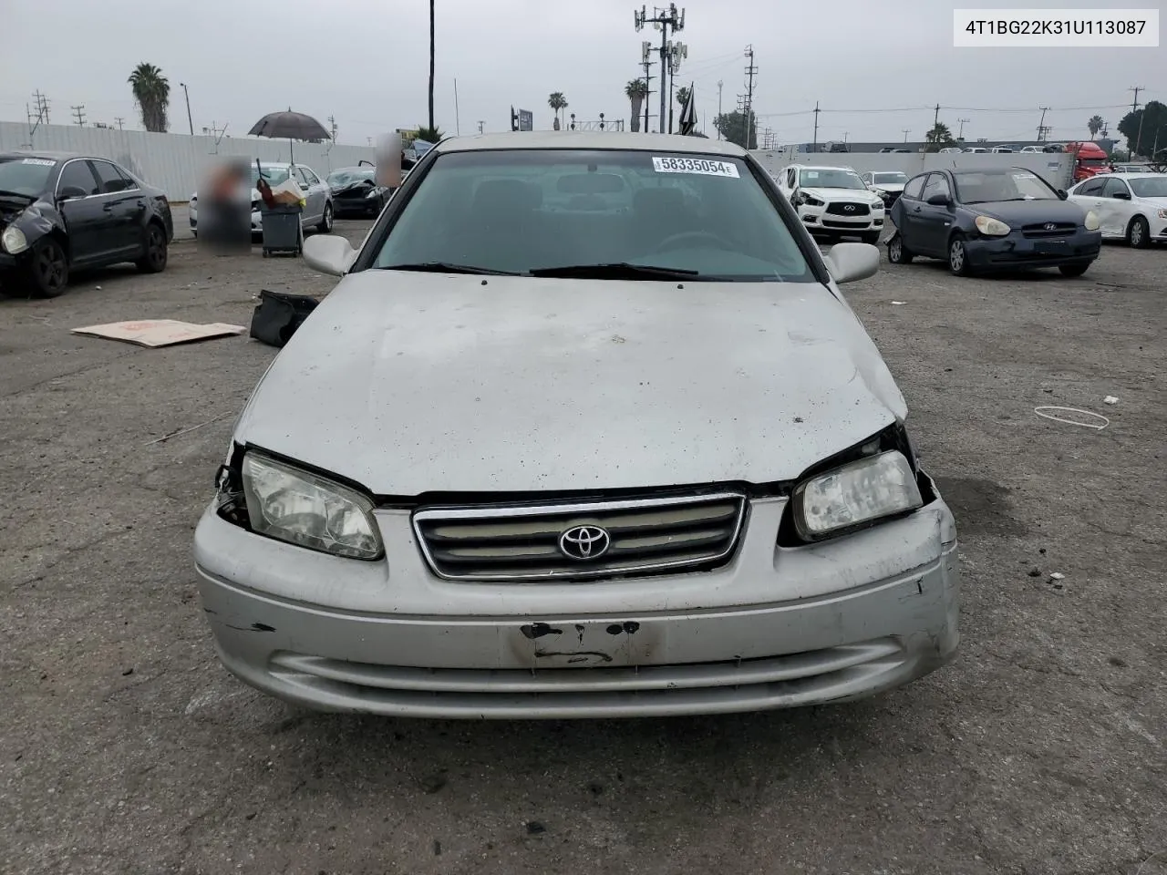 2001 Toyota Camry Ce VIN: 4T1BG22K31U113087 Lot: 58335054