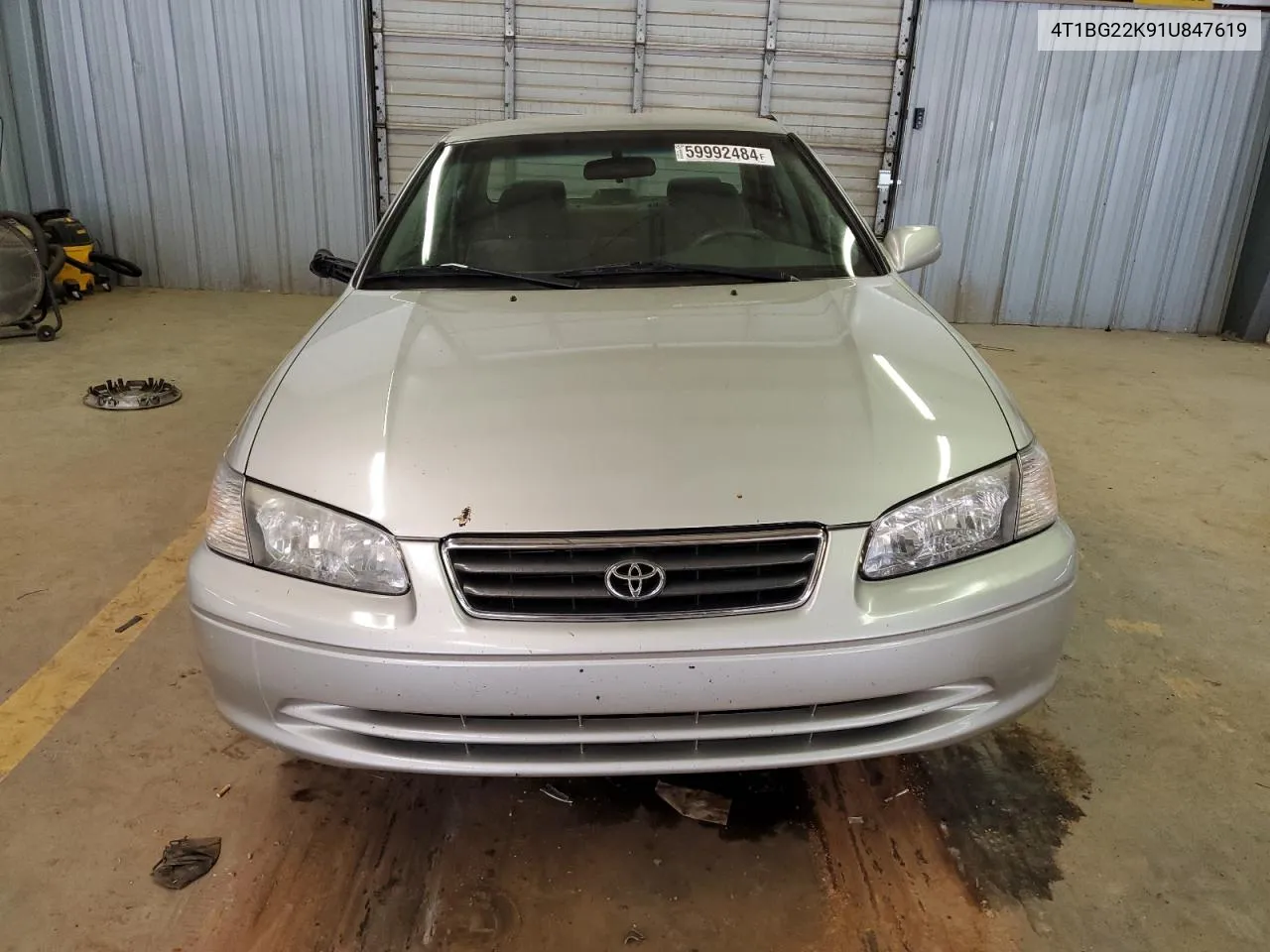 2001 Toyota Camry Ce VIN: 4T1BG22K91U847619 Lot: 59992484