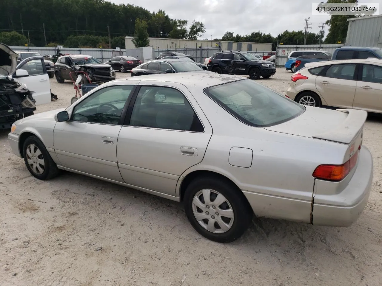 2001 Toyota Camry Ce VIN: 4T1BG22K11U807647 Lot: 70249994