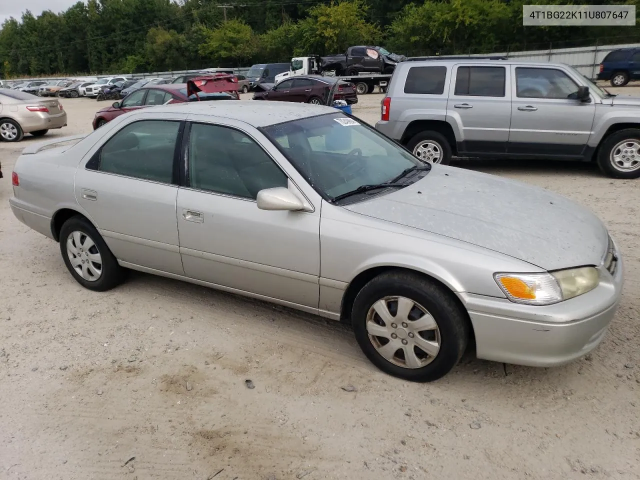 2001 Toyota Camry Ce VIN: 4T1BG22K11U807647 Lot: 70249994