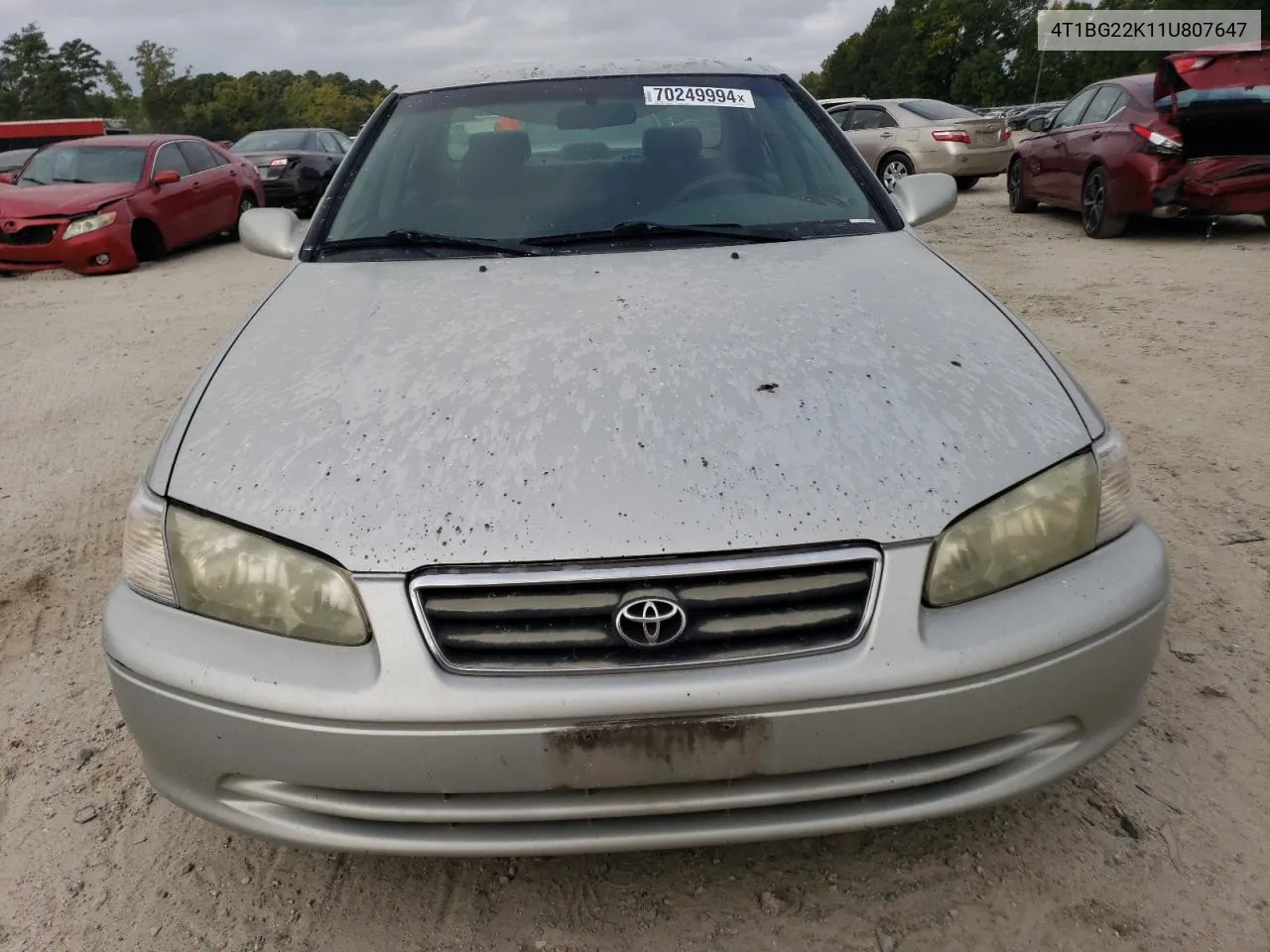 4T1BG22K11U807647 2001 Toyota Camry Ce