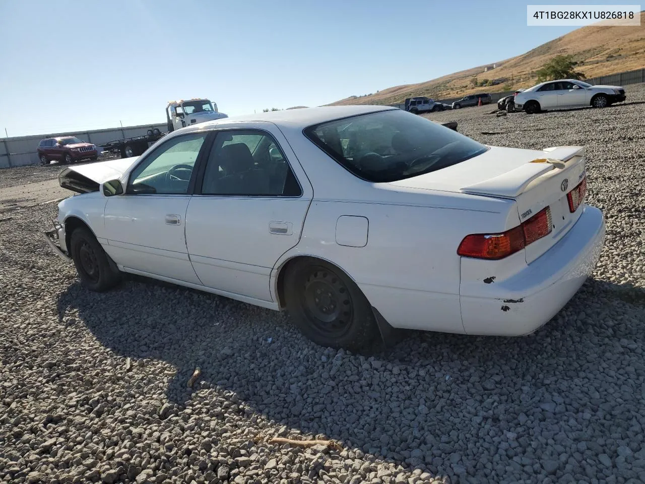 2001 Toyota Camry Ce VIN: 4T1BG28KX1U826818 Lot: 70953924