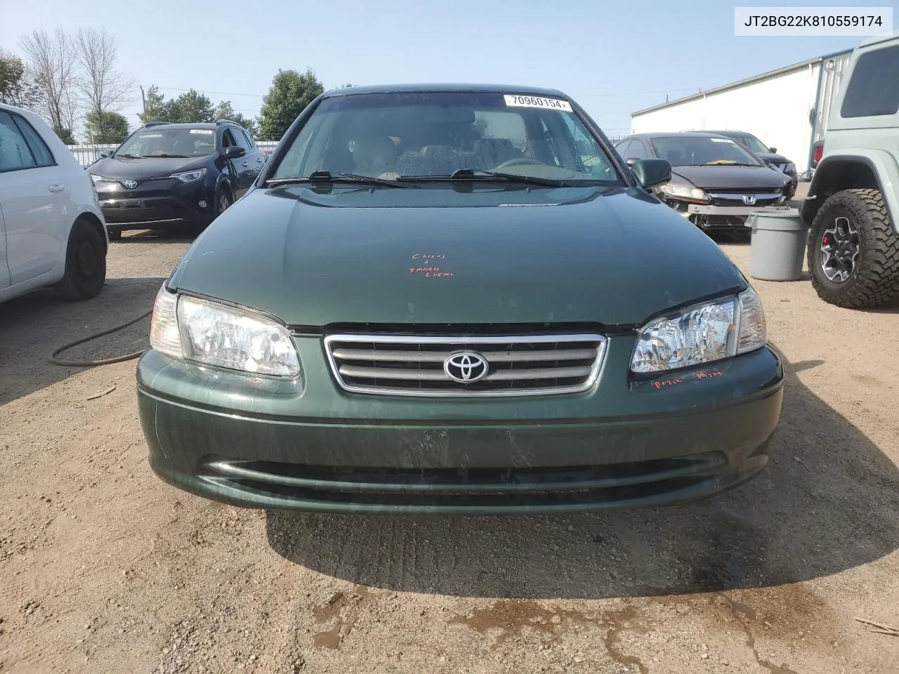 2001 Toyota Camry Ce VIN: JT2BG22K810559174 Lot: 70960154