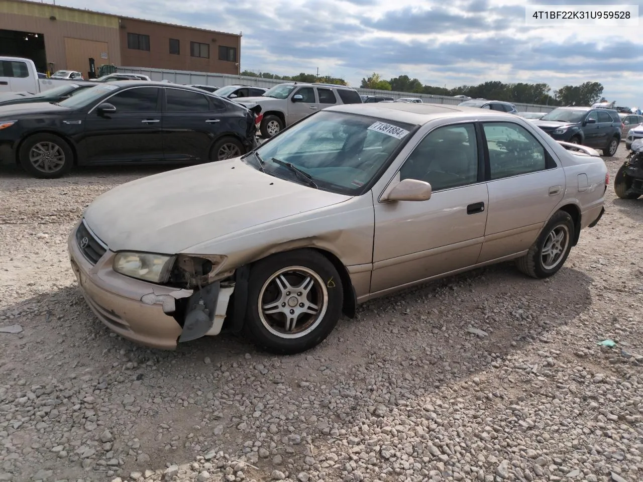 2001 Toyota Camry Le VIN: 4T1BF22K31U959528 Lot: 71391884