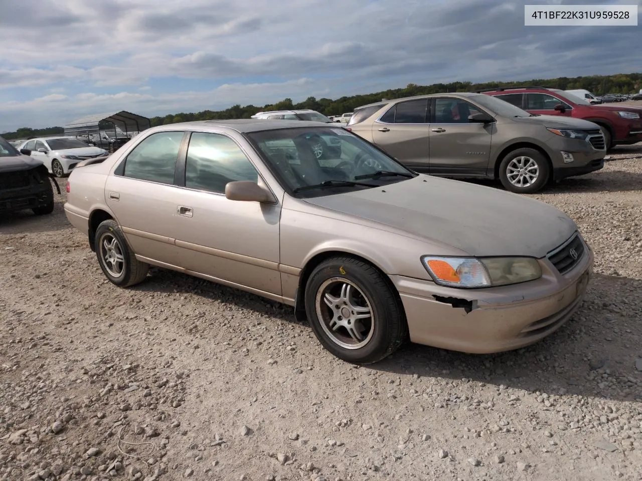 2001 Toyota Camry Le VIN: 4T1BF22K31U959528 Lot: 71391884