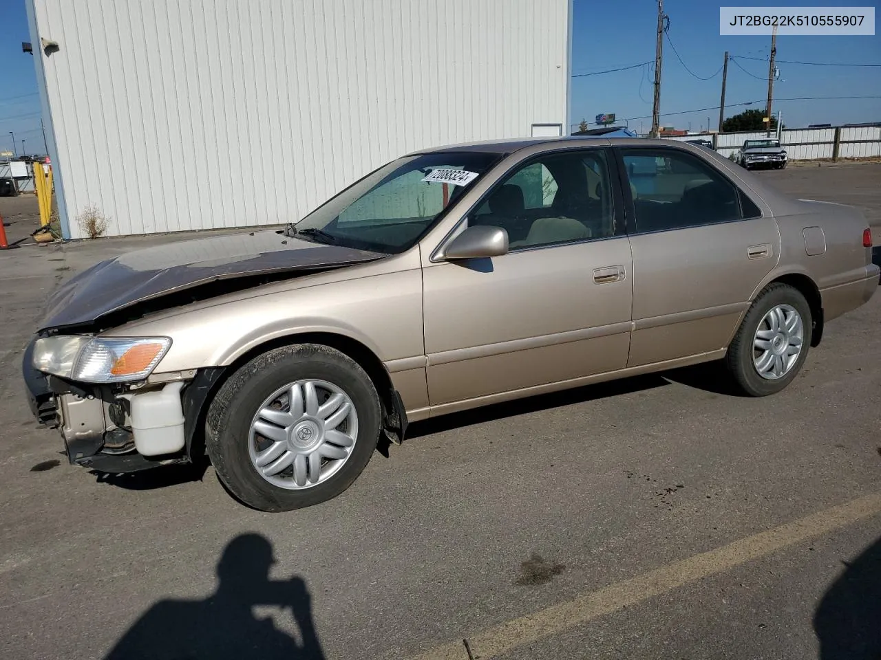 2001 Toyota Camry Ce VIN: JT2BG22K510555907 Lot: 72088324