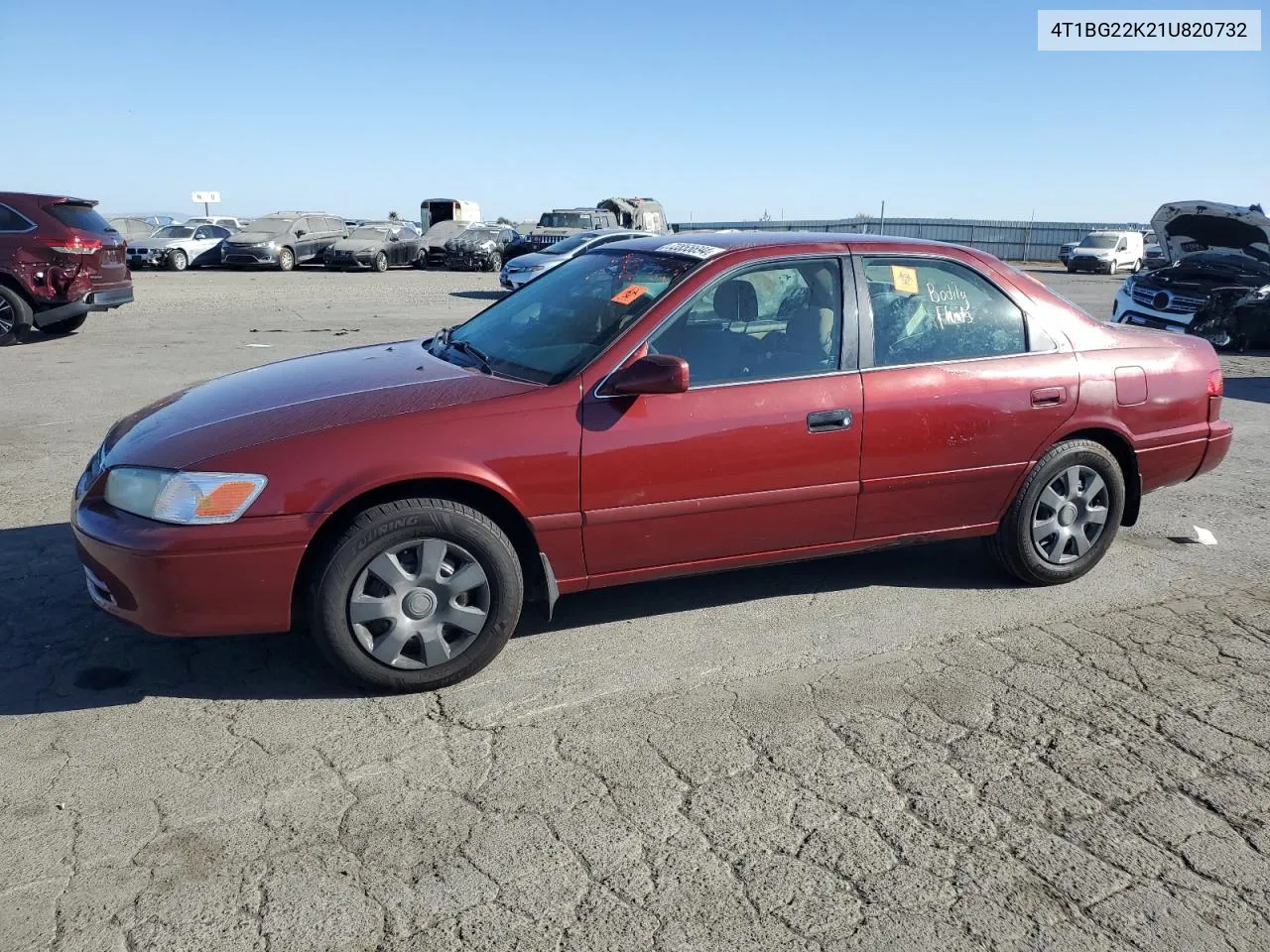 2001 Toyota Camry Ce VIN: 4T1BG22K21U820732 Lot: 72855694