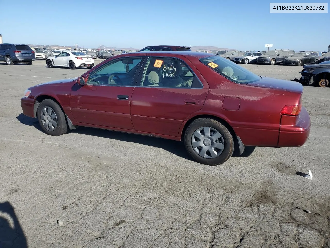 2001 Toyota Camry Ce VIN: 4T1BG22K21U820732 Lot: 72855694