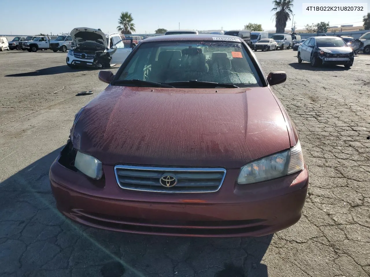 2001 Toyota Camry Ce VIN: 4T1BG22K21U820732 Lot: 72855694