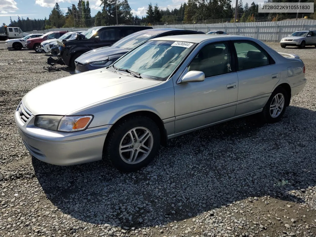 2001 Toyota Camry Ce VIN: JT2BG22K910551830 Lot: 73436644