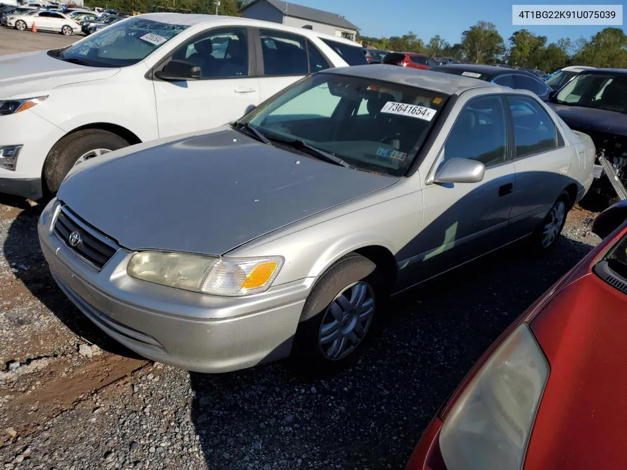 2001 Toyota Camry Ce VIN: 4T1BG22K91U075039 Lot: 73641654