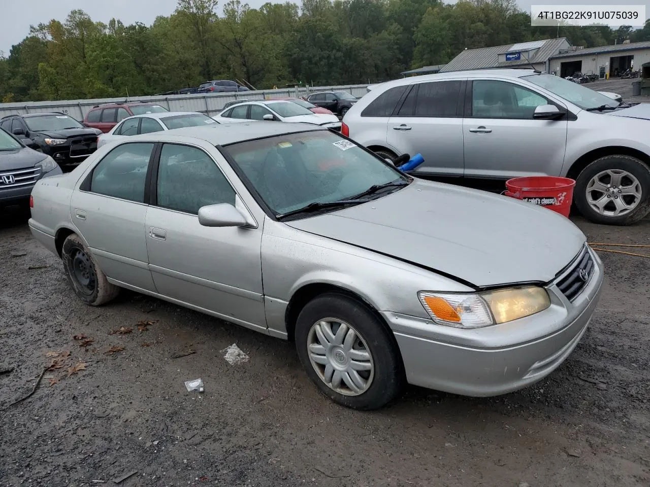 2001 Toyota Camry Ce VIN: 4T1BG22K91U075039 Lot: 73641654