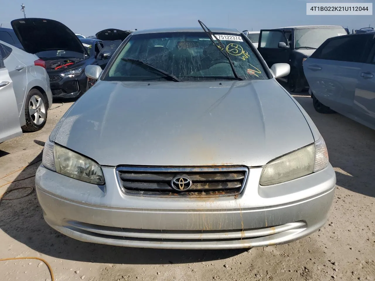 2001 Toyota Camry Ce VIN: 4T1BG22K21U112044 Lot: 75122374