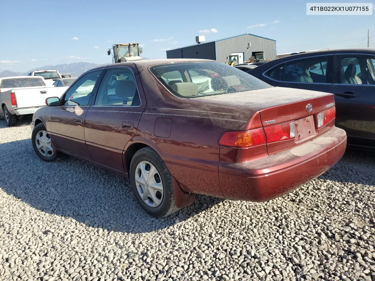 2001 Toyota Camry Ce VIN: 4T1BG22KX1U077155 Lot: 75210904