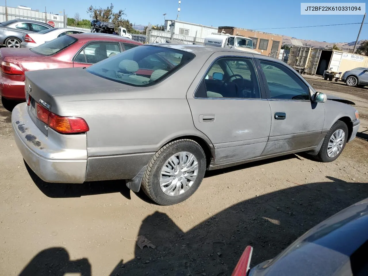 2001 Toyota Camry Ce VIN: JT2BF22K610331094 Lot: 76779124